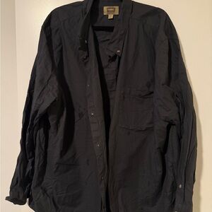 Men's Black Button Down